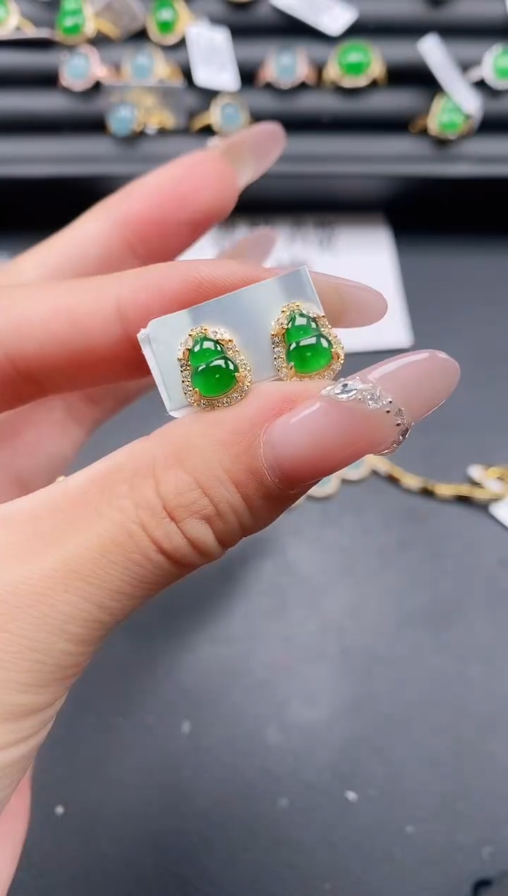 银S925镶嵌戒指翡翠11111