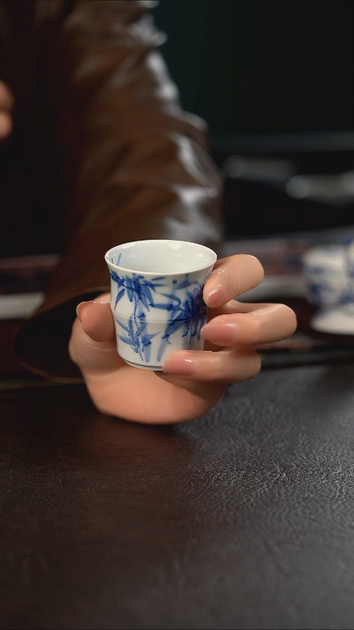 好**?厚力煊竹翠竹竹节杯 随机