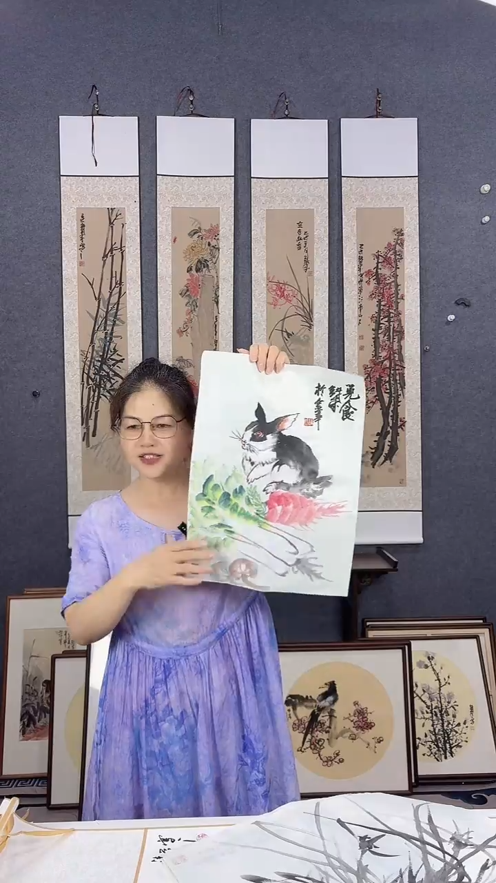 国画42*32吴铁成作品