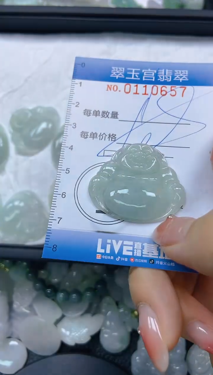 翡翠未镶嵌颈饰闪购0110657