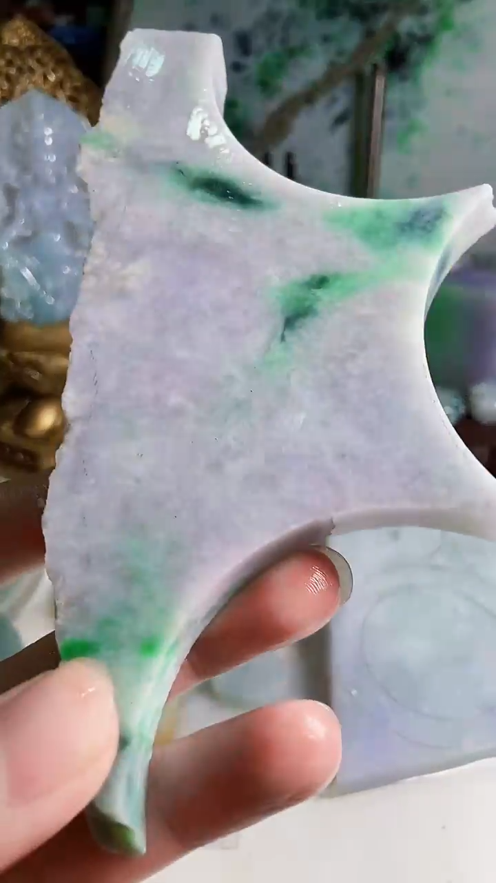 颈饰未镶嵌翡翠缅甸翡翠A货008