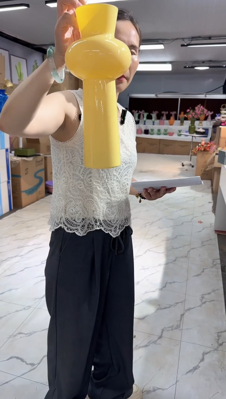 琉璃手工艺品花瓶花器V-9