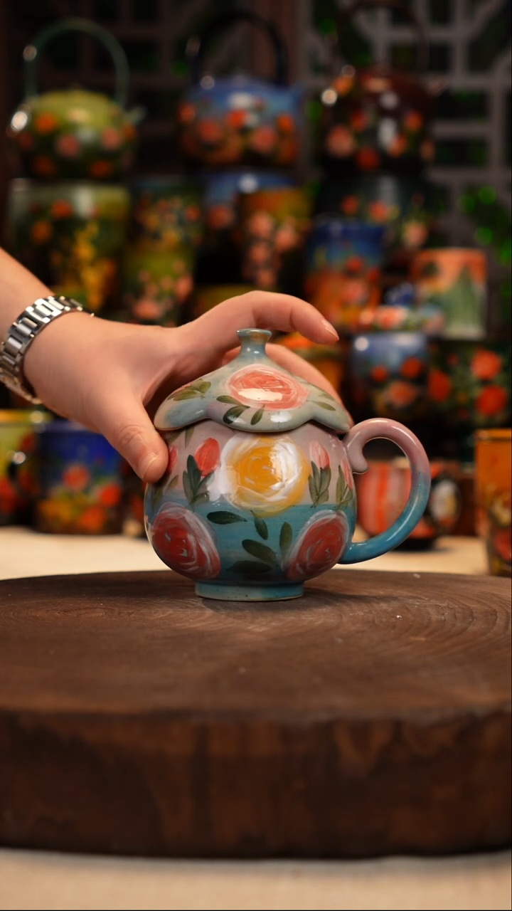 油画   釉下彩   杯子