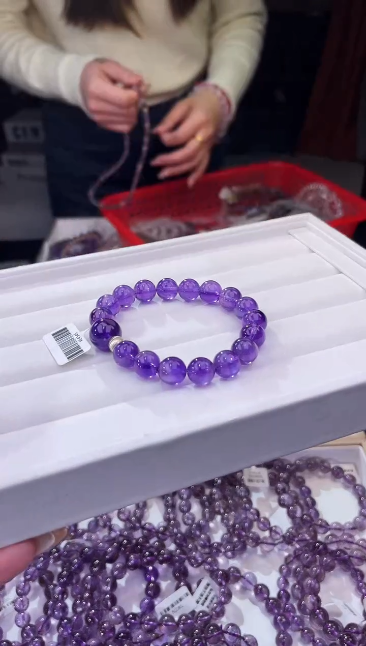 【闪购商品】水晶/未镶嵌28号珠宝水晶手串/多样性发一