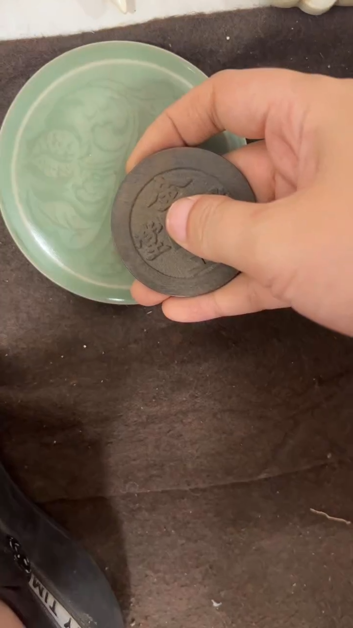 瓷片手工，手绘，瓷器1-jin