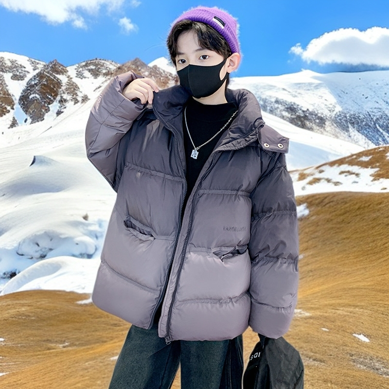 安踏官方儿童装男童羽绒棉服2025秋冬装男孩棉衣加厚外套联名恪戈