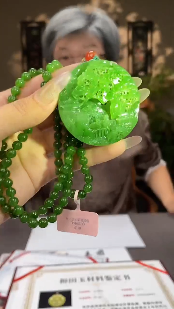 和田玉未镶嵌颈饰C961