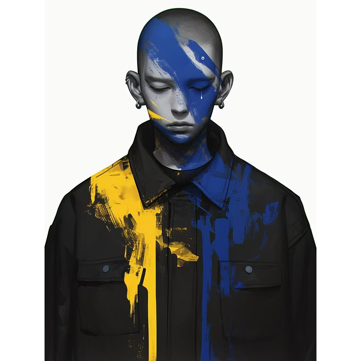 【56137-2】2025夏季新款轻奢男女同款刺绣纯棉短袖重磅高克重