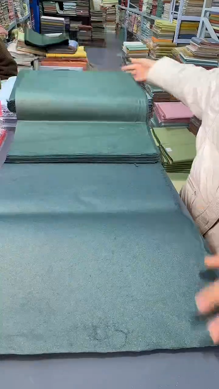 纯手工四尺对开50张混搭色珠光光板楮皮笺