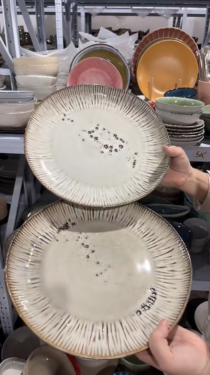 【闪购商品】瓷片外贸尾货瑕疵满20包邮X2 大盘L6D