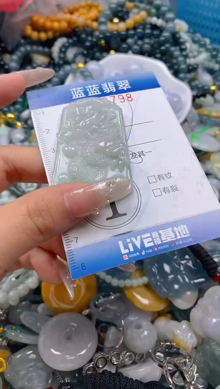 翡翠未镶嵌颈饰闪购0258798