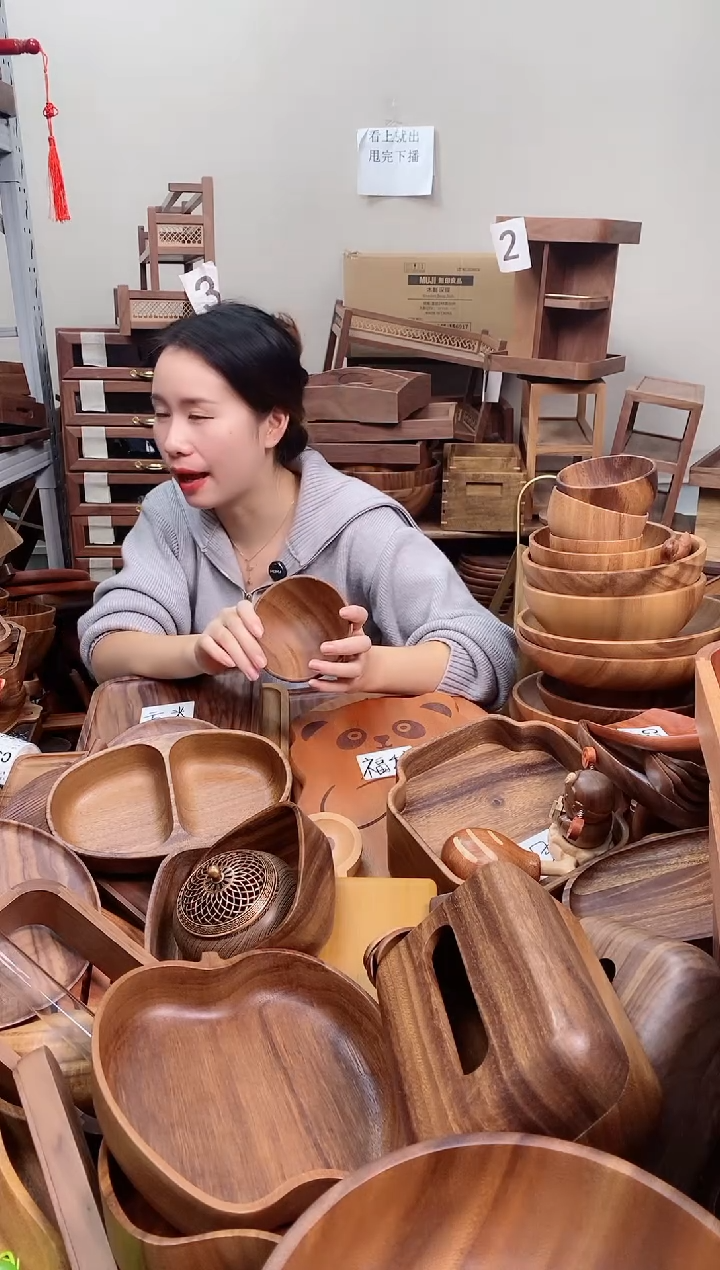 木 南美胡桃木斗笠碗11*5cm 