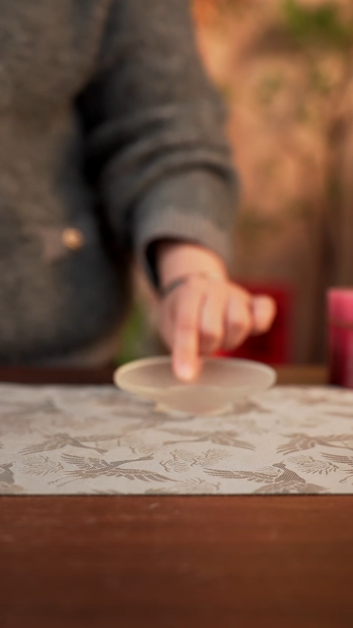 【闪购商品】15号闪购兰郁杯垫白色