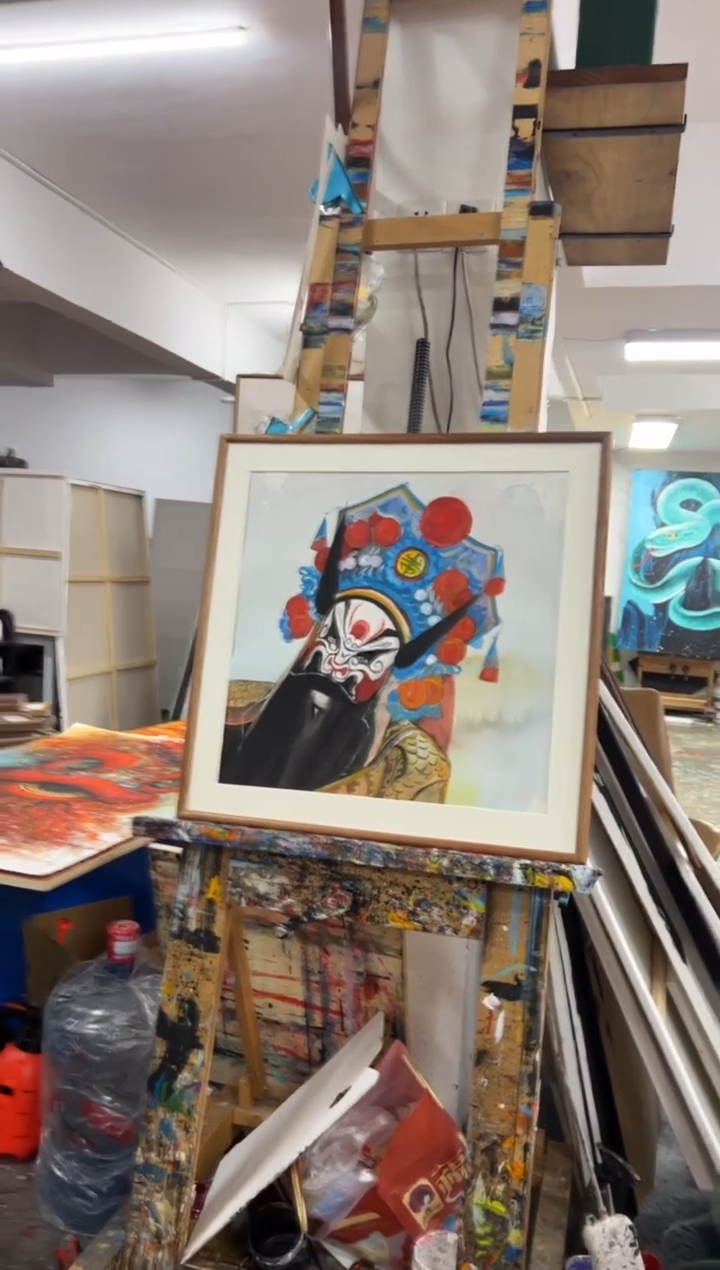 【闪购商品】丙烯画歪歪京剧脸谱