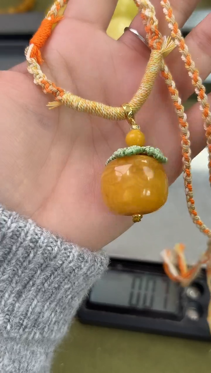 裸石琥珀未镶嵌天然琥珀蜜蜡吊坠