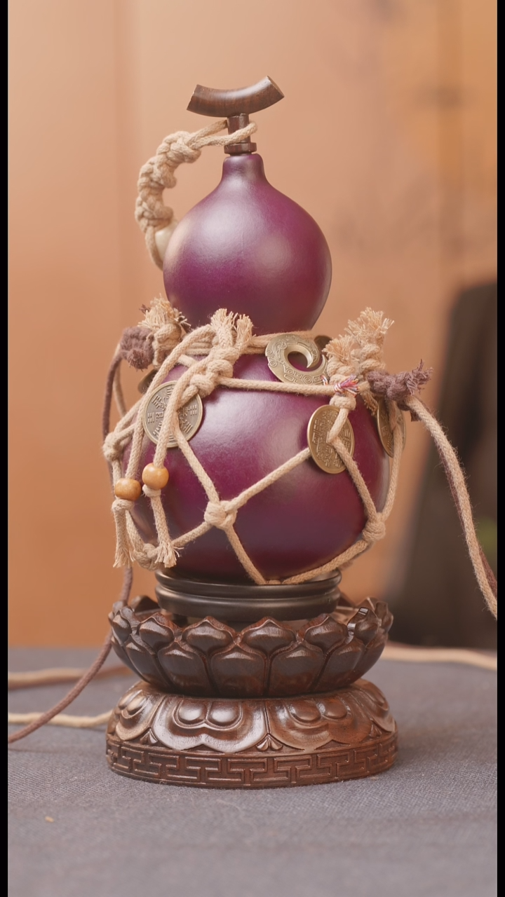 1080号链接精品大漆葫芦现货现发[一物一拍]不包含莲花底座