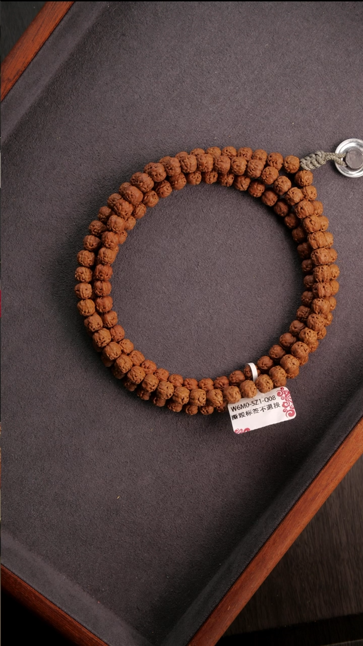 【闪购商品】金刚菩提把件原桩佛手7mm+长串