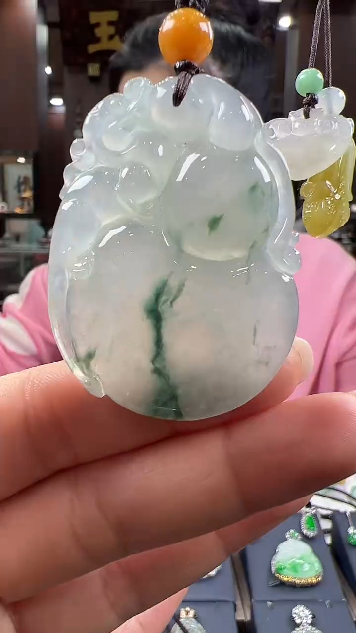 【闪购商品】翡翠挂件未镶嵌葫芦