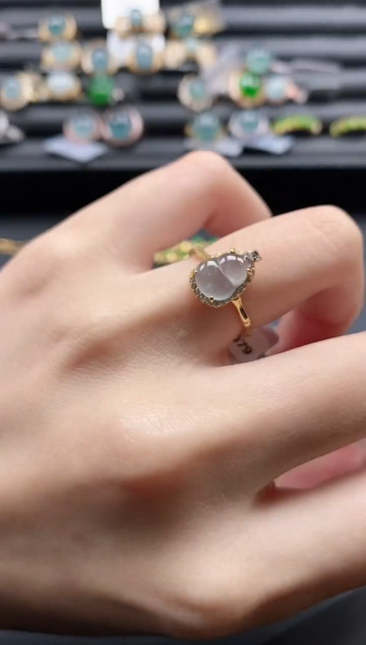 【闪购商品】翡翠戒指银S925镶嵌1111