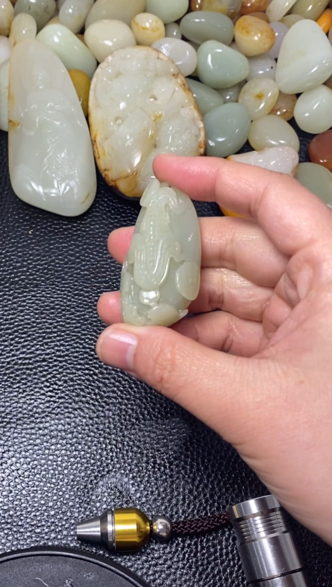 未镶嵌和田玉包链和田玉