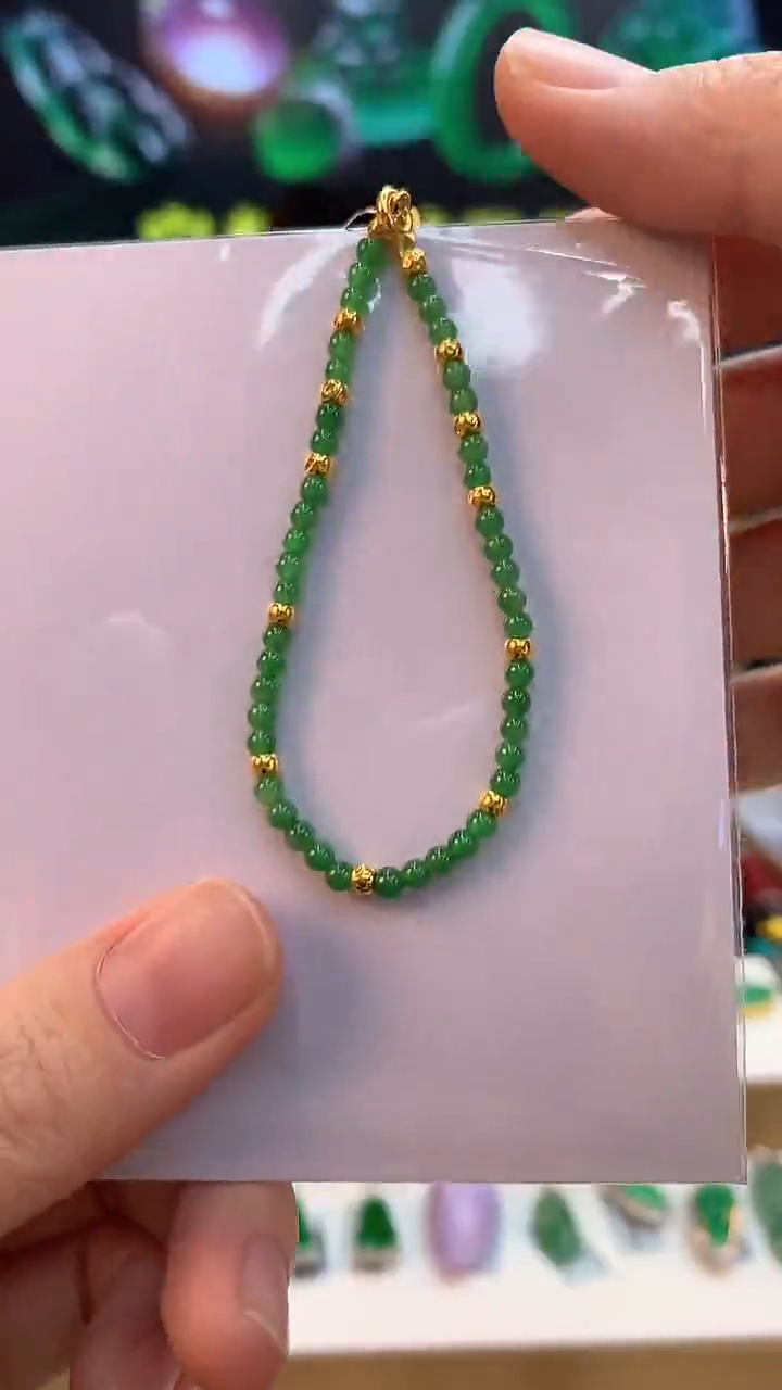 【闪购商品】翡翠手链未镶嵌赠礼盒证书  敏