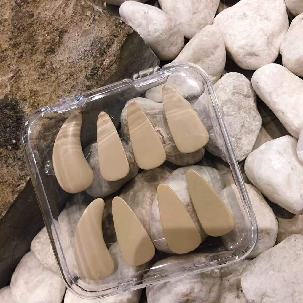 古筝义甲 演奏级 单面弧 半结晶 颜色备注