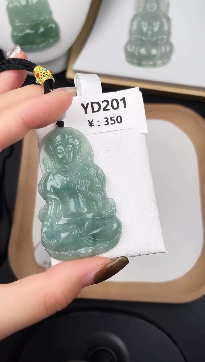 颈饰未镶嵌翡翠YD201绿度母