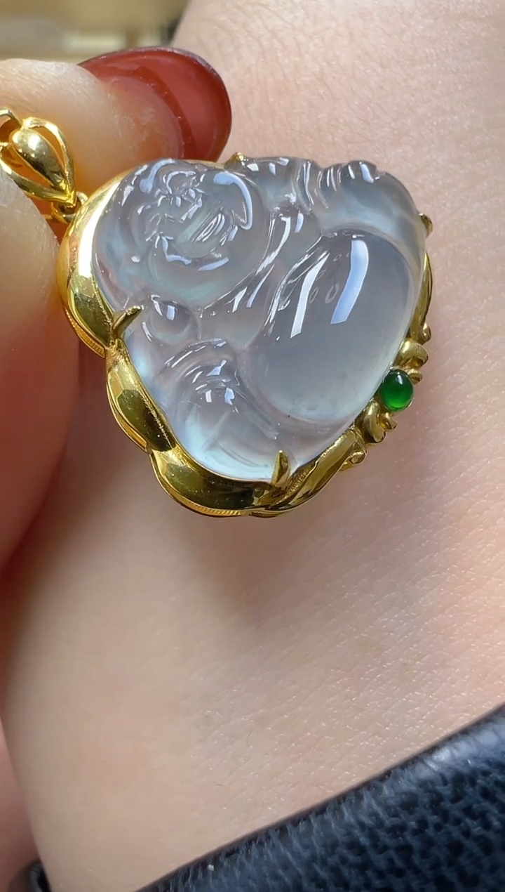 【闪购商品】翡翠吊坠(不含链)18K金镶嵌多样性团购发一件