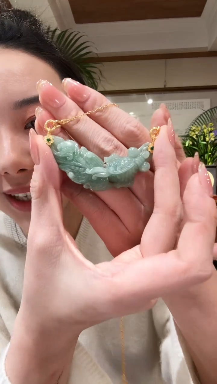 【闪购商品】翡翠颈饰未镶嵌国风