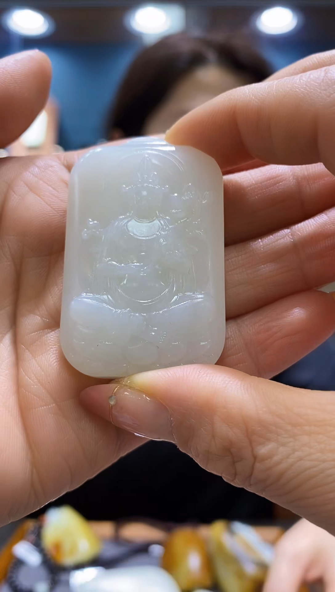 【闪购商品】和田玉吊坠未镶嵌吊坠右