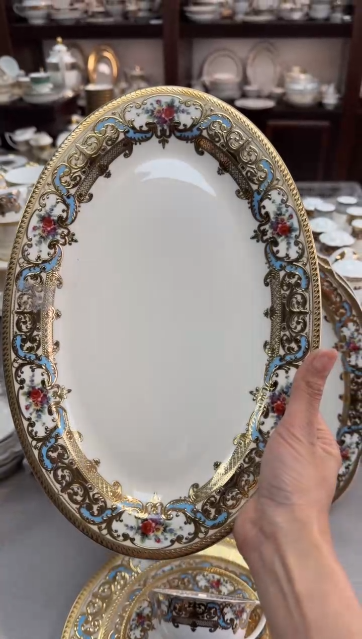 【闪购商品】瓷片12英寸鱼盘 福利款 尾单