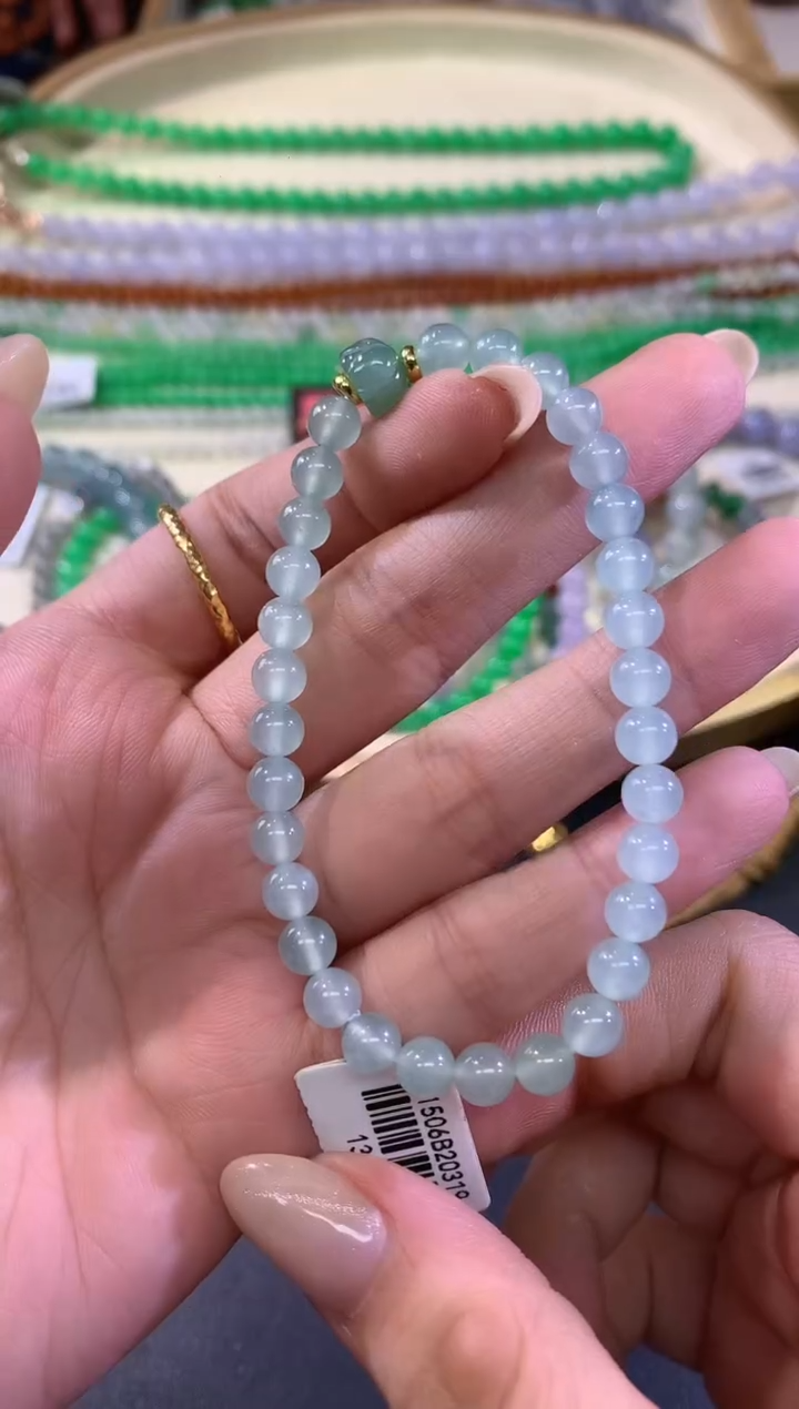 未镶嵌手串翡翠A473|2800