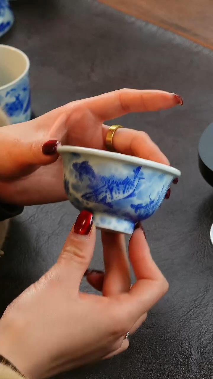 【闪购商品】青山赋鱼主人杯陶瓷