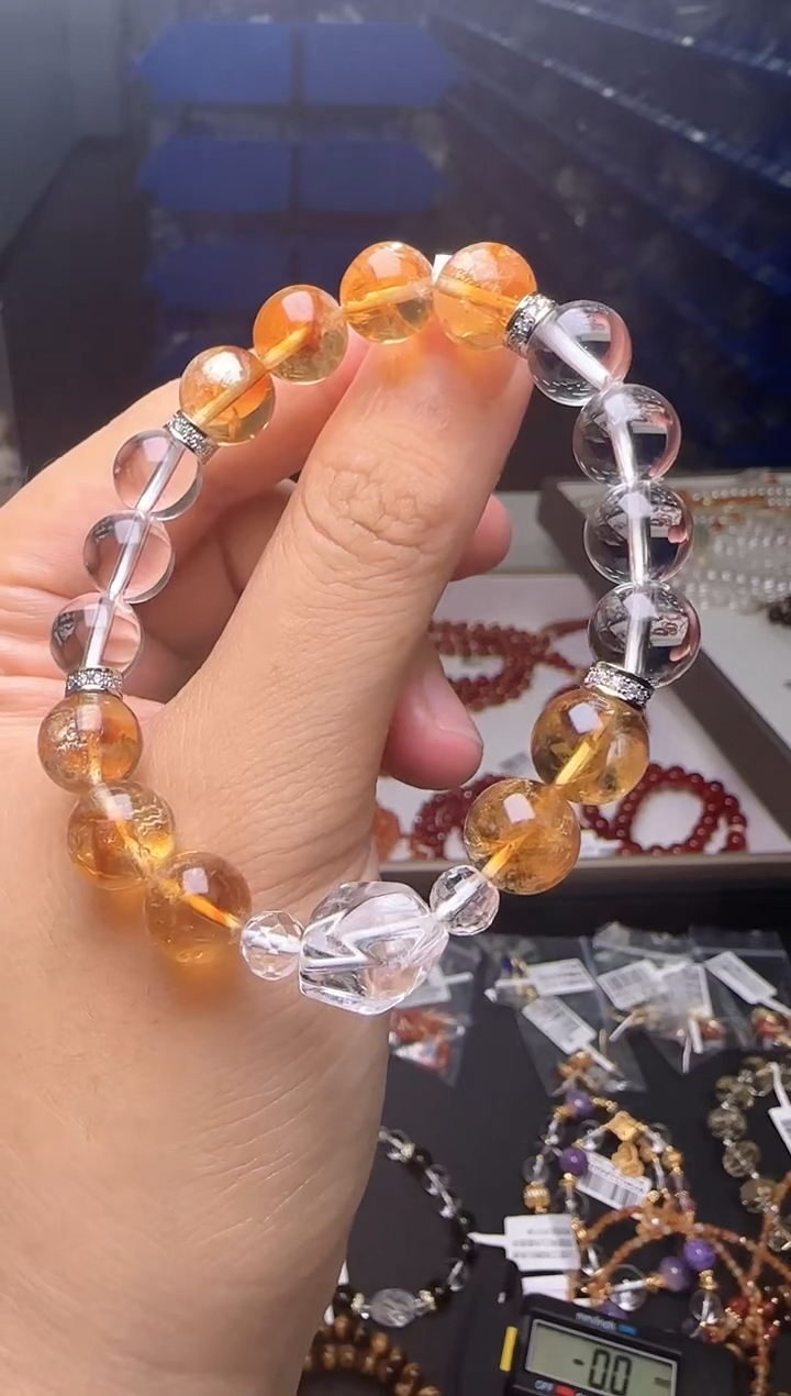 【闪购商品】水晶手链未镶嵌水晶DIY手串