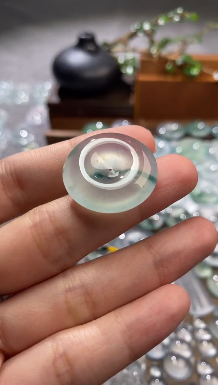 吊坠(不含链)未镶嵌翡翠扣子