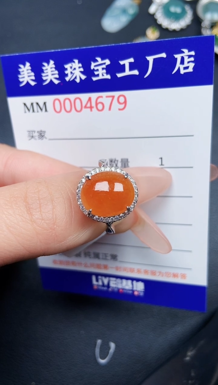 【闪购商品】翡翠颈饰银S925镶嵌4679