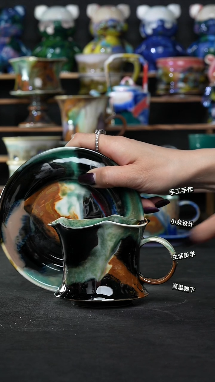 设计师款景德镇森涩手创陶瓷（食品级）969