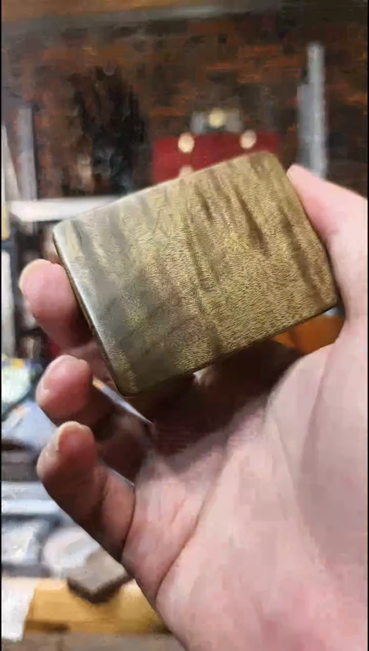 金丝楠无事牌手把件