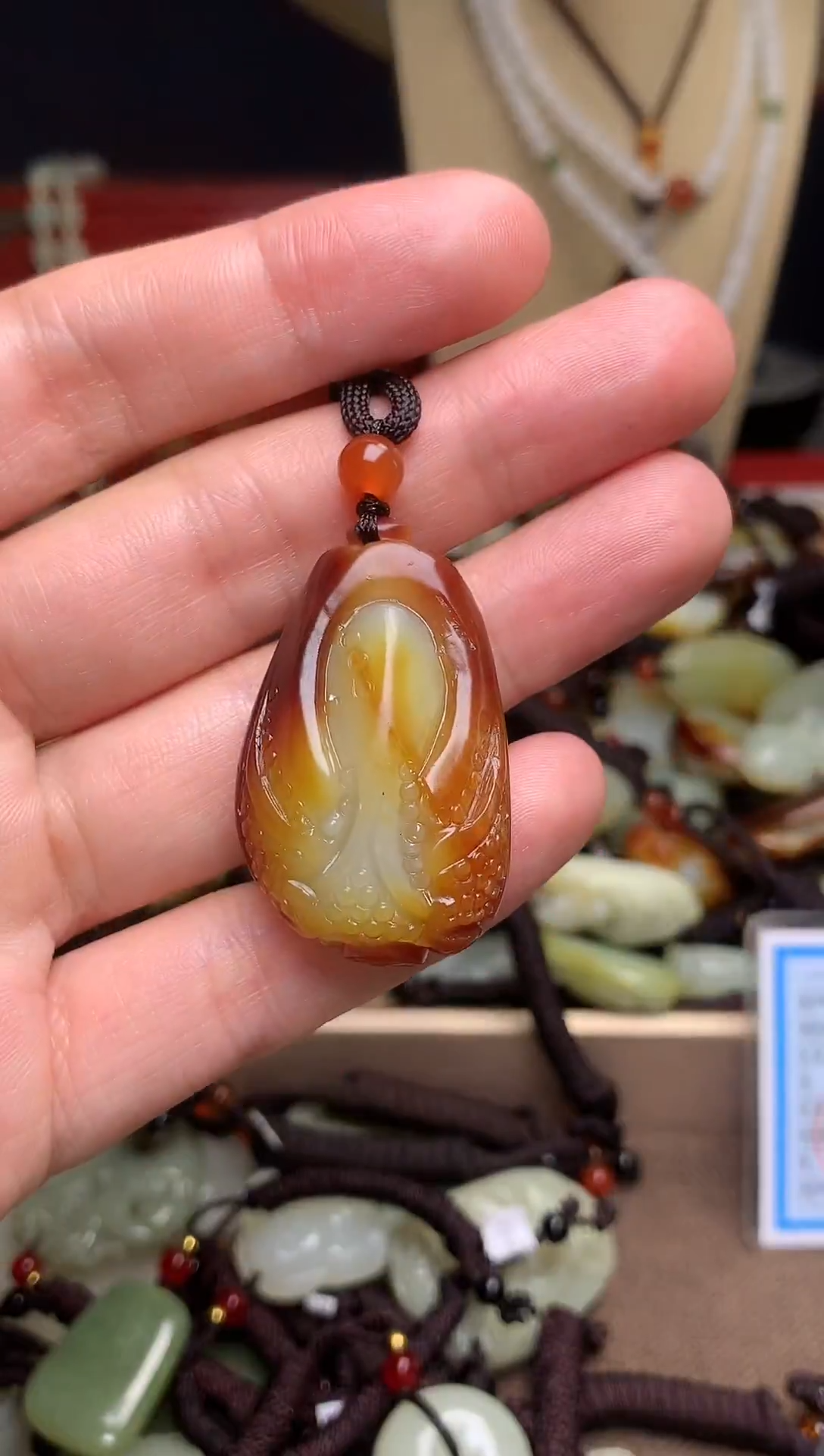 颈饰未镶嵌和田玉新疆料青海料清水和田玉吊坠