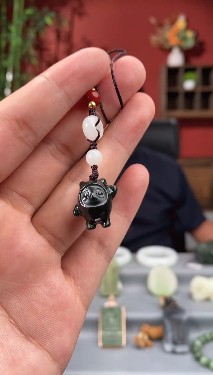 和田玉未镶嵌吊坠(不含链)1