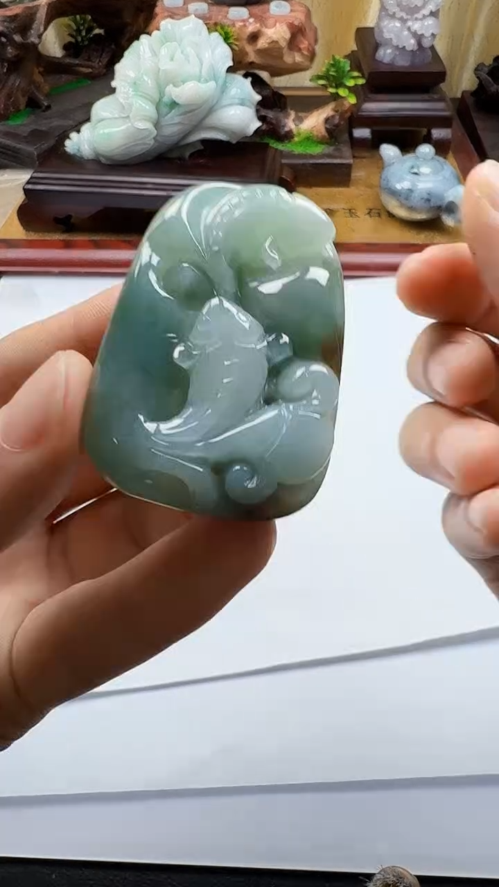 吊坠(不含链)未镶嵌翡翠1