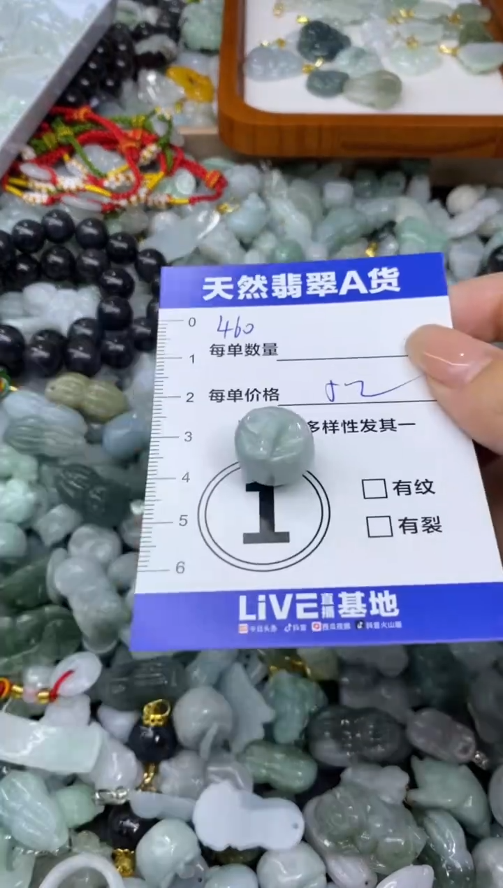 颈饰未镶嵌翡翠天然翡翠A货批量多样性发一件