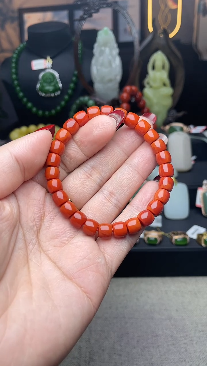 【闪购商品】南红玛瑙手链未镶嵌手串