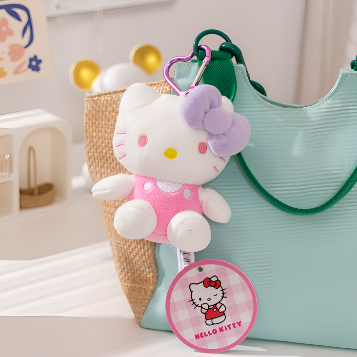 【经典坐姿挂件】正版可爱HelloKitty包包公仔钥匙扣挂饰礼物