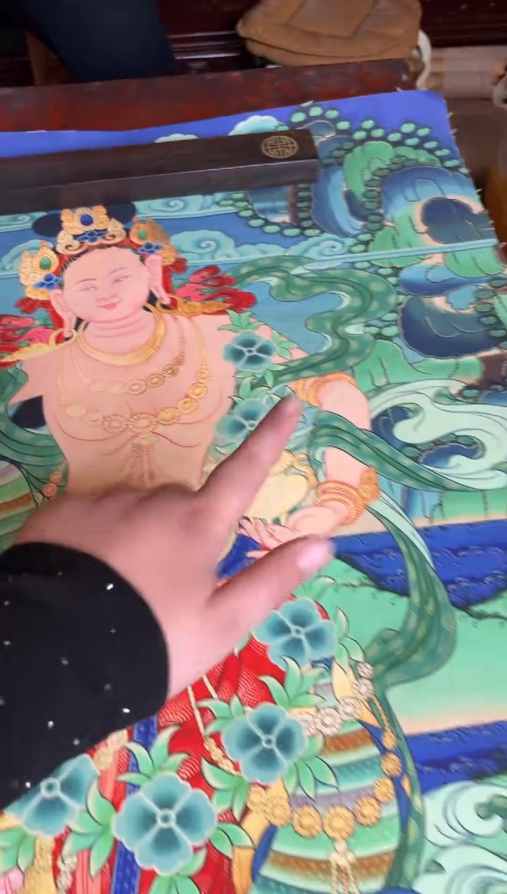 卷轴画手绘唐卡094