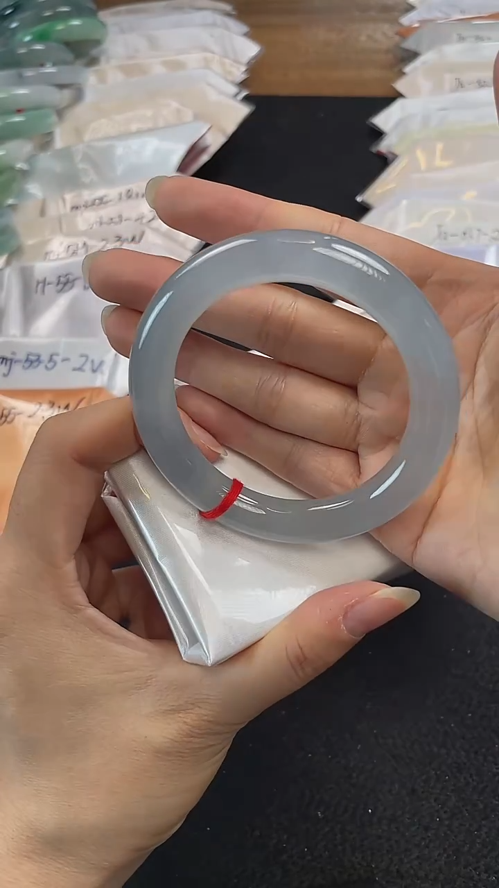 未镶嵌手镯翡翠8号-55.2圆条/MY/2