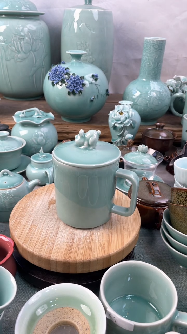 【闪购商品】特价 微瑕 慧仙青瓷