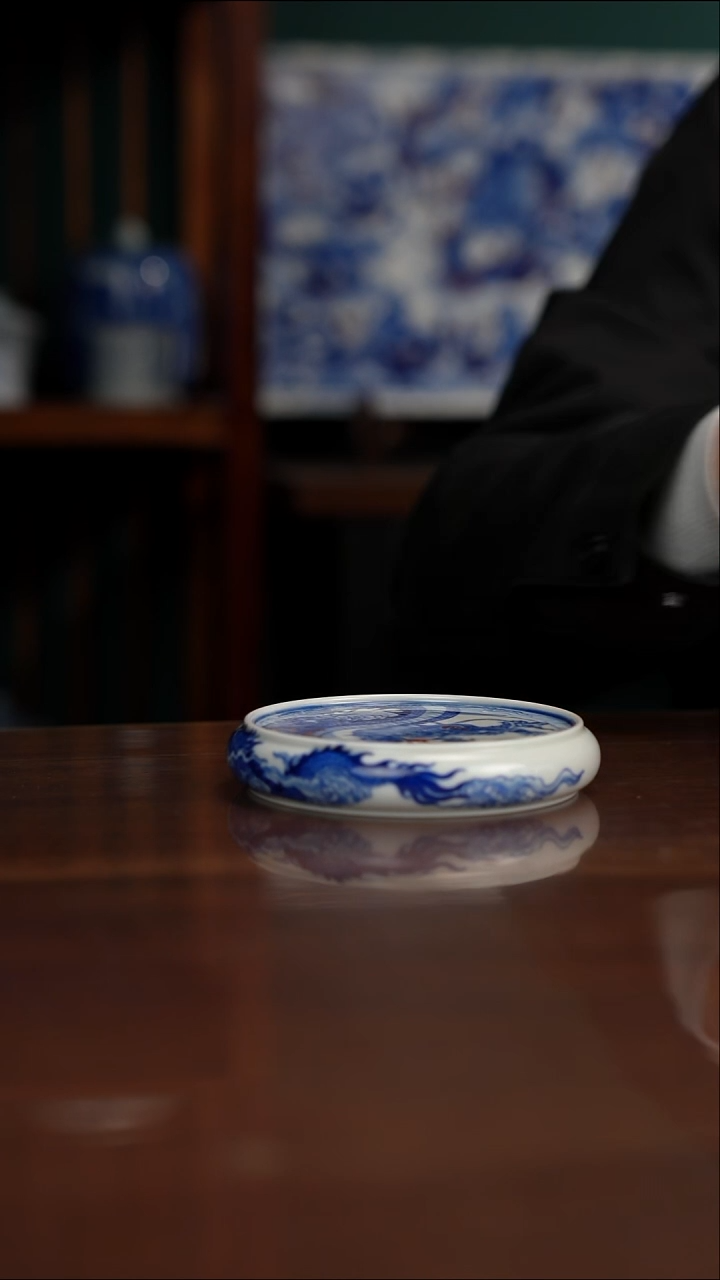 1*3晓月柴窑 青花