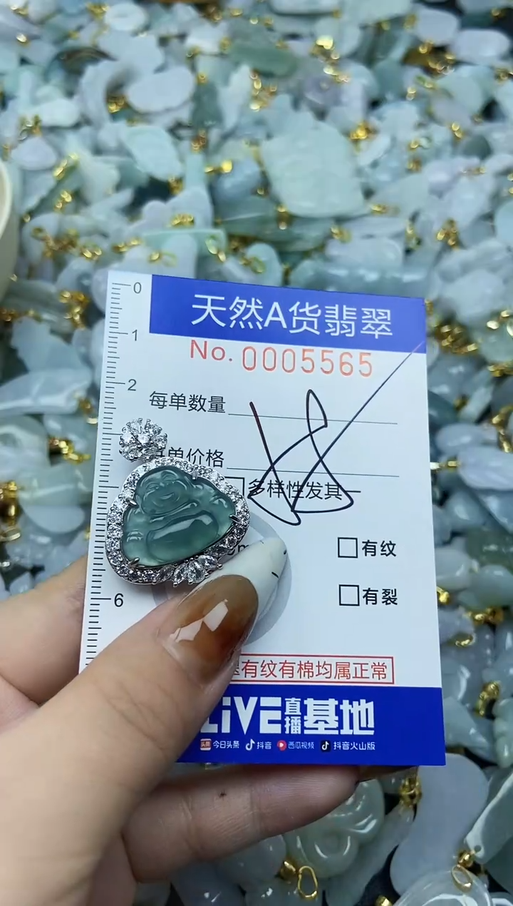 【闪购商品】翡翠颈饰未镶嵌天然A货翡翠