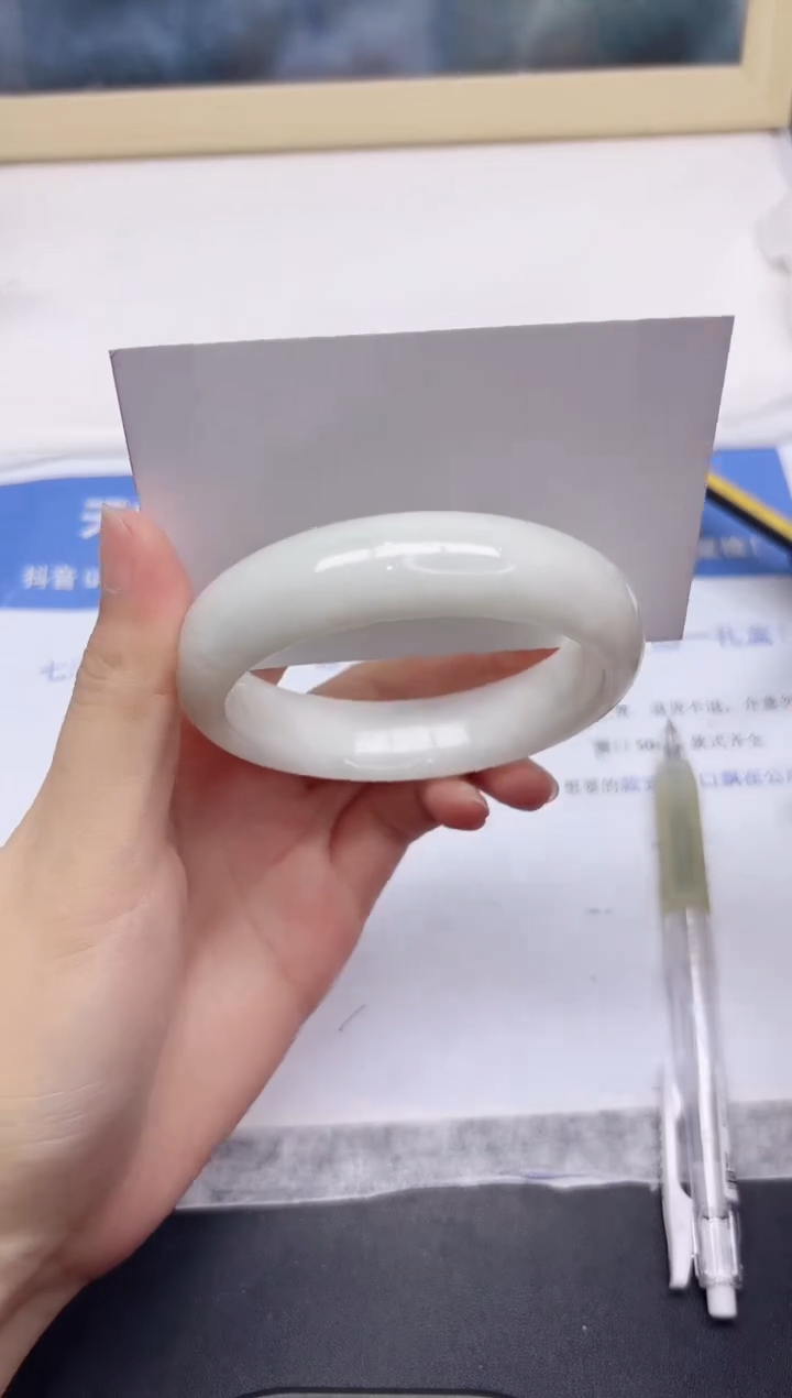 和田玉手镯未镶嵌29-58.1